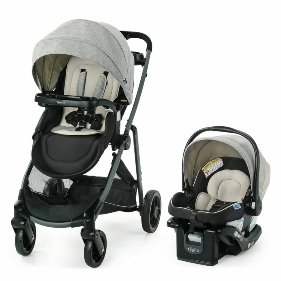 Graco Modes Element Travel System - Lightweight Stroller and Infant Car Seat Combo, Canter Design